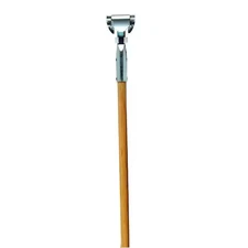 Tough Guy 1Tzg8 Dust Mop Handle, Clip-On, 60 In L, Wood