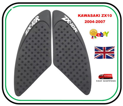 KAWASAKI ZX10R TANKGRIFFE - BELÄGE - KNIE 2004-2007 VERTRAUENSWÜRDIGER UK-VERKÄUFER