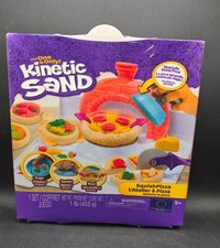 The One Only Kinetic Sand SquishPizza Playset For Kids 5 With 1 Pound Sand