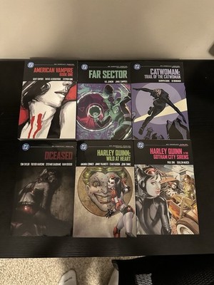 DC Compact Comics Lot: American vampire, far sector, catwoman, Harley, Dceased