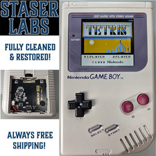 Game Boy OEM Internals - IPS Display, 10hr USB-C battery, Tetris, Case