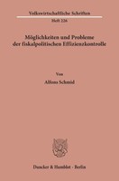 Alfons Schmid | MöGlichkeiten Und Probleme Der Fiskalpolitischen...