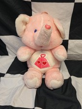 Kenner Care Bear Cousins Lotsa Heart Elephant 1984 Vintage Plush Toy