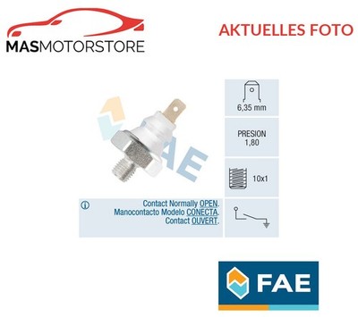 ÖLDRUCKSCHALTER ÖLDRUCKSENSOR LINKS FAE 12910 P FÜR AUDI 100,80,COUPE,90,A6