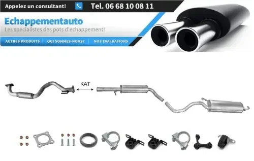 Collecteur échappement complet VW Golf IV 1.6 77kW hayon 2000 2001 2002 2003