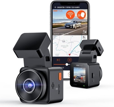 Vantrue E1 Lite 1080P Dash Cam, WiFi Connect, Voice Control, 24H Parking Monitor