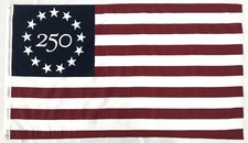 USA 250th Anniversary Betsy Ross Edition 3ft x 5ft Printed Poly-Cotton Flag |...