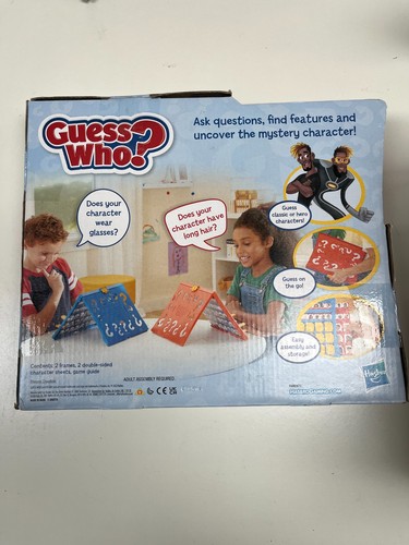Hasbro Guess Who? Guessing Kids Board Game - Picture 2 of 2