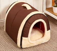 Pet Dog Tent House Soft Kennel Dog Tent Bed Indoor Detachable Portable Bed Kenne