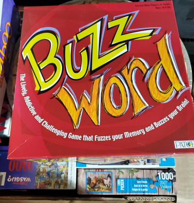 Patch Products Buzzword Word Game w/ Timer, 4+ Players, Ages 10+ (1994)