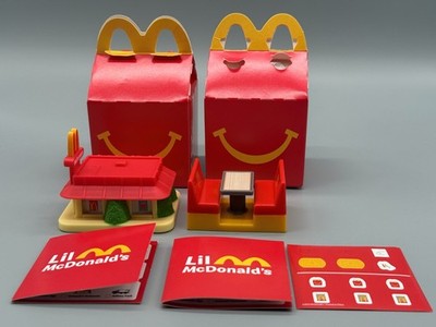 2 Lil' McDonald's 2025 Happy Meal Toys Mini toy MCD's RESTAURANT BOOTH 2 13