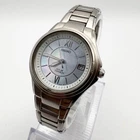 Seiko Date Solar Mens Mother of Pearl Dial Watch