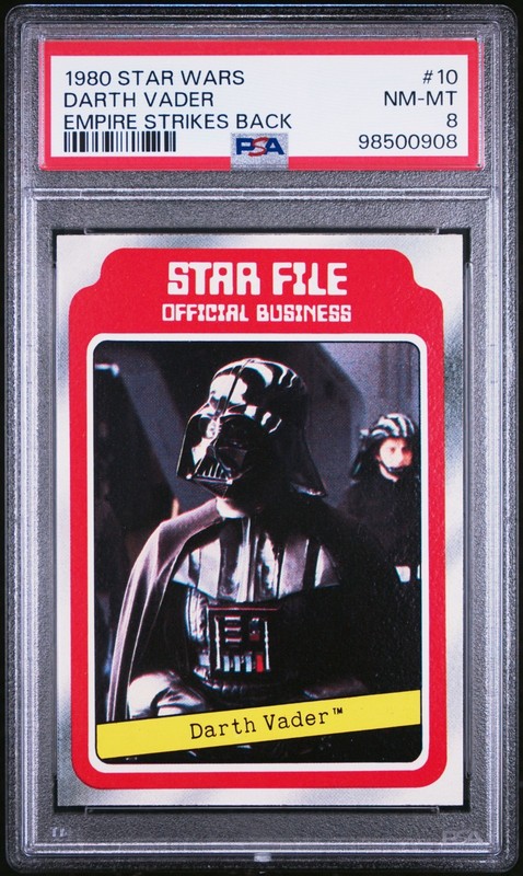 1980 Star Wars Darth Vader Empire Strikes Back  #10 PSA 8
