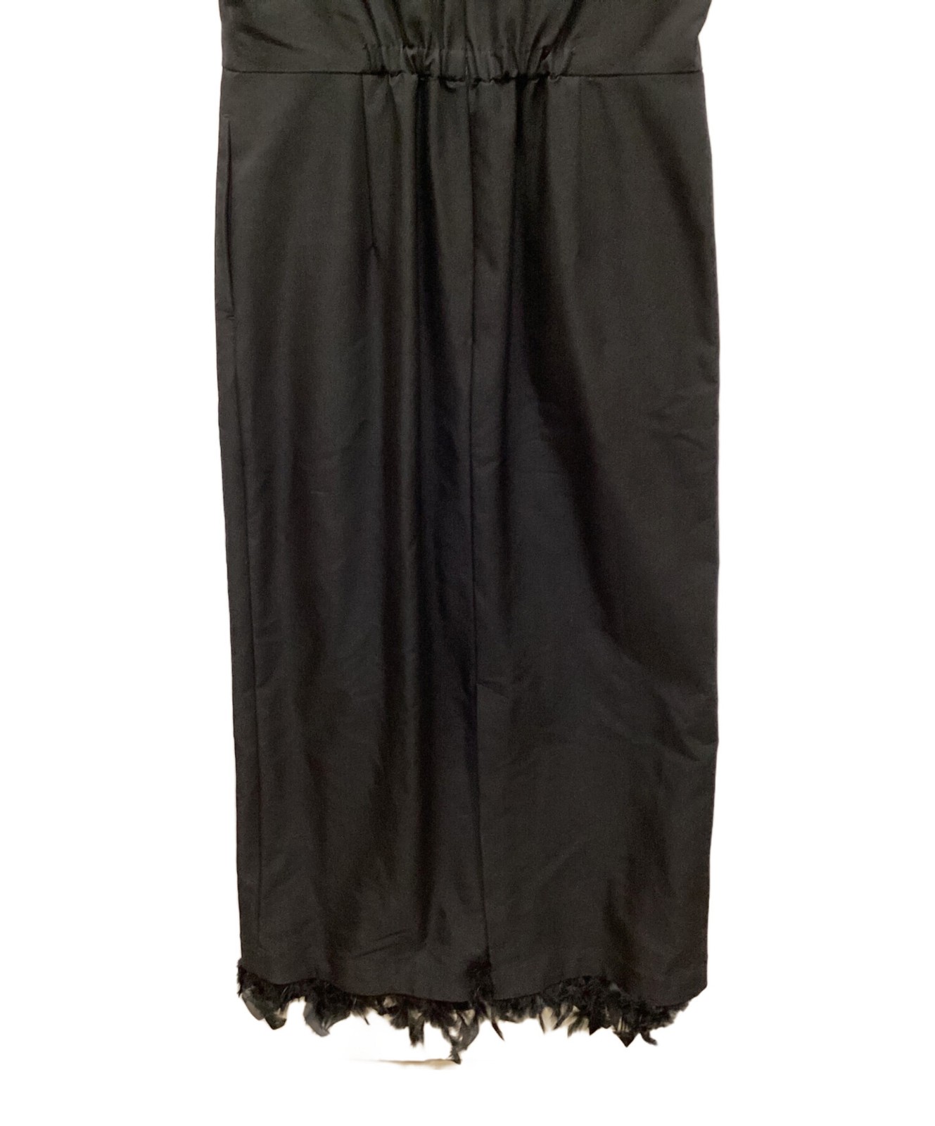 Ameri/ (Ameri) LADY LIKE FEATHER DRESS Black Size… - image 6