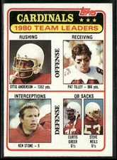 Ottis Anderson / Pat Tilley / Ken Stone / Curtis Greer / Steve Neils