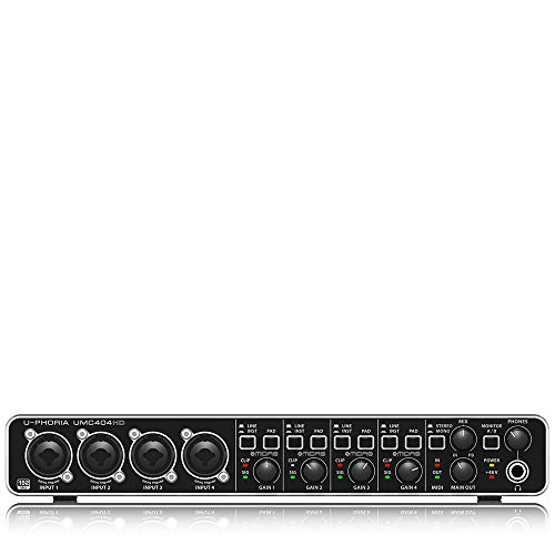 Behringer 4 inputs and four outputs MIDI / USB audio
