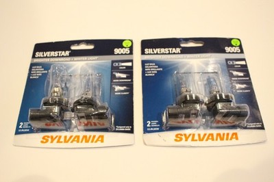 Sylvania Silverstar 9005 Headlight 2 Sets 4 Bulbs Total OPEN BOX 3/2