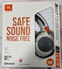 JBL JR460NC Over-Ear Headphones with Noise Cancelling White USED