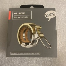 Knog Oi Luxe Bike Bell Small Brass