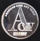 American Coin & Vault SMI Mint Flag USA Bullion Rare-0.999 Silver 1 Oz Art Round