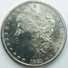 1881 S MORGAN DOLLAR! GEM BU+++! UNREAL FIND! INCREDIBLE! WONDERFUL! NR #P1650