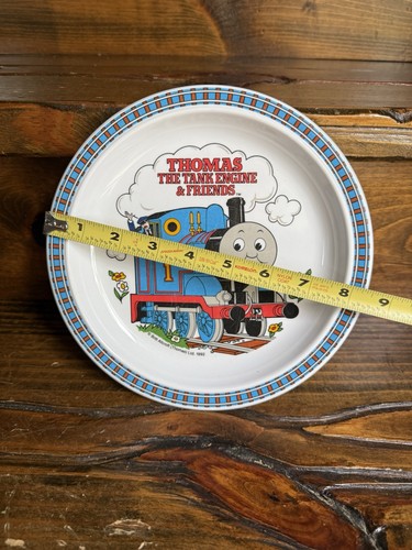 Piatto vintage raro Thomas il treno per bambini 8,5" piatto in melamina - Foto 2 di 5