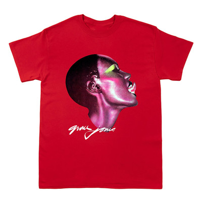 For Your Weekend - Grace Jones Short Sleeve Red All Size Gift Shirt KH800