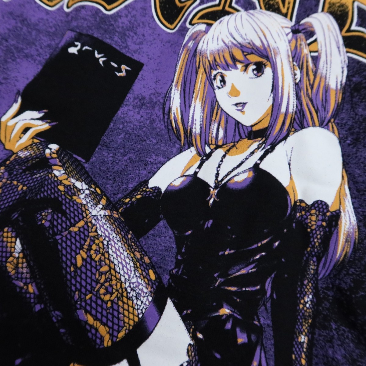 DEATH NOTE×PSYCHO NATION ミサミサ パーカー Death Note Misa Stained Glass Pullover Hoodie - Bristol Black