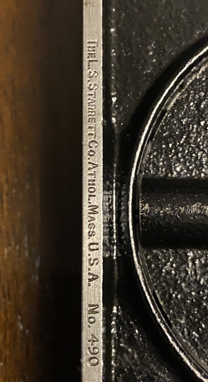 Brown & Sharpe 12” No.4 Steel Combination Rule W/ Starrett No.490 Protractor USA