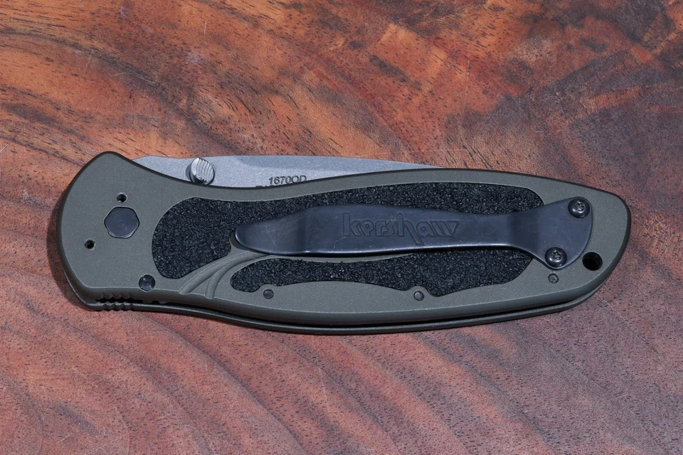 Cuchillo Plegable Kershaw Blur OD Verde Lavado a Piedra CPM-154 Edición Limitada 1670OD Foto 4 de 4