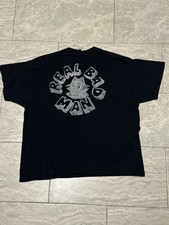 Real Bad Man Graphic Short Sleeve Black Size XL Double Sided USA Made Streetwear