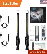 Rechargeable 3300mAh Magnetic Work Light - 800 Lumens Portable Inspection Light