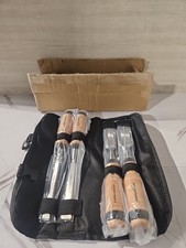 Amazon Basics - 4-Piece Sturdy Chrome Vanadium Steel Woodworking Wood Chisel Set