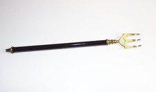 Vorlege Gabel ausziehbar Messing Antik Besteckteil Tafelbesteck