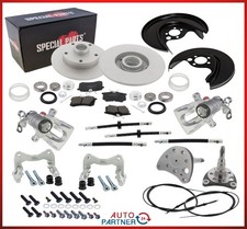 Bremse für VW Golf 1 2 3 Umbausatz Hinten Scheibenbremse 5x112 Bremsscheibe Ø226