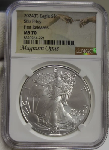 2024-P American Silver Eagle — photo from the most recent tracked eBay sale