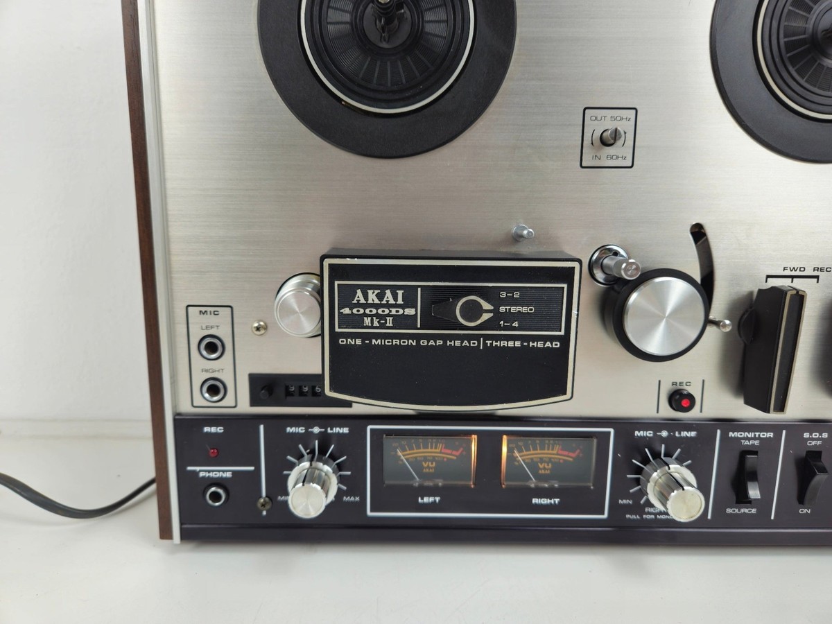 Akai - 4000DS MKII - 18CM Recorder - New belts - New transistors
