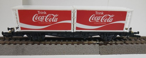 Roco 4320 H0 Container-Tragwagen "COCA-COLA" mit OVP