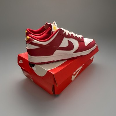 Nike Dunk Low Retro Gym Red White DD1391-602 Men's Low Top Athletic Sneakers