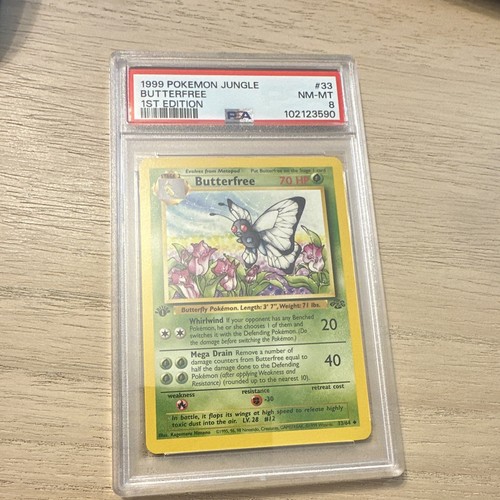 Butterfree (1st Edition) graded PSA 8 for sale on eBay