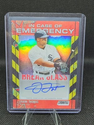 2025 Topps Stadium Club Frank Thomas In Case Of Emergency Auto 