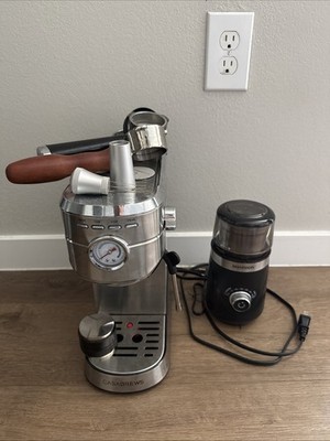 Casabrews Espresso Machine With Accessories - Bean Grinder, tamper, Etc.