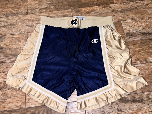 Vintage Dazzle Notre Dame Basketball Shorts Size 44 / Large champion Player Rare - Picture 2 of 7