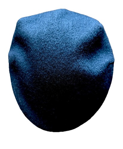 Gorra London Fog Mediana de Newsboy Sombrero de Cabbie Negro Lana Fieltro Bronceado Imitación Gamuza Ala Usada en Excelente Condición - Imagen 5 de 9