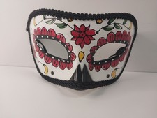 Loftus Day of the Dead Masquerade Half Mask Dia de los Muertos Costume Eye Mask