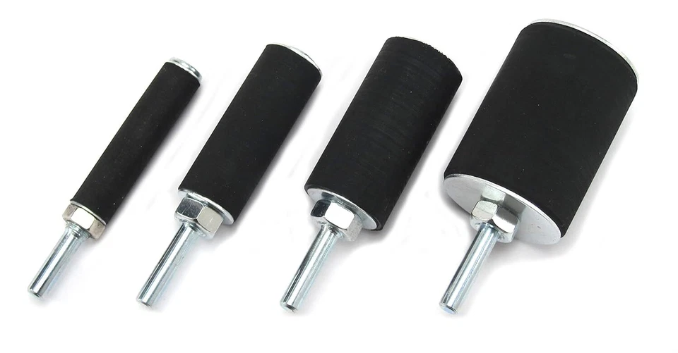 PACK 28 Tambores y Mangas de Lijado de 2" con Vástago de 1/4 1/8 para Taladro Granos Surtidos Foto 2 de 4