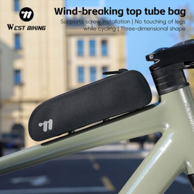 Wasserdicht Fahrrad Top Tube Bag Straßenschraubenriemen Radsport Rahmen Tasche