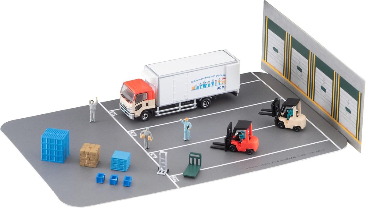 TOMYTEC The Truck Collection Logistics Site Truck Set B