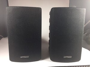 optimus bookshelf speakers