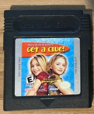 Mary-Kate & Ashley Get a Clue!(Nintendo Game Boy) Tested Working!